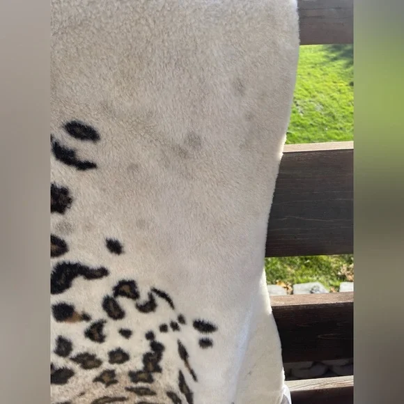 Donna Saylers Fabulous Furs “Leo” Leopard Print Faux Fur Area Rug 58x93 - Picture 7 of 12